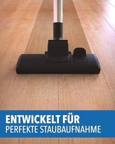 Premium Staubsaugerdüse Universal mit Fadenhebern für Rohre 32–35 mm – Umschaltdüse mit Rollen & Halterung – kompatibel mit Kärcher Siemens Bosch Miele Philips AEG Rowenta – Teppich & Hartboden - 6