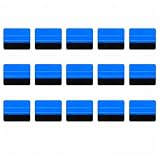 Vinyl-Rakel mit Filzkante für Autofolierung, 15er-Set, Blau