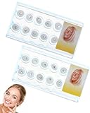 JEXOWIQ 20 pcs Gema De Dientes Adornos Dientes Tooth Gems Kit, Gemas Dentales, Adornos De Joyería De Dientes De Cristal Adornos Dientes Reflectantes Diamante Gemas De Dientes Dentales Decorativas