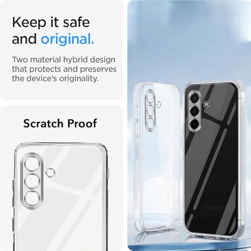 Image of Jkobi Back Case Cover for Samsung Galaxy A26 5G (Silicone Clear Shockproof Case with Camera Protection | Soft and Flexible | Transparent)