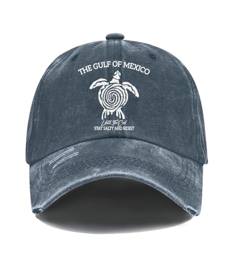 Gulf of Mexico Hat Gulf of Mexico EST 1550 Baseball Caps Navy Blue
