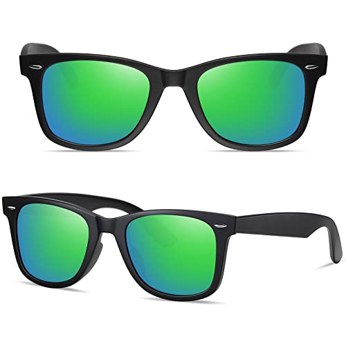 Image of MEETSUN Polarized Sunglasses for Women Men Classic Retro Square Frame Driving Sun Glasses UV Protection