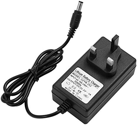 ASHATA Power Supply Adapter,25.2V 1A Battery Charger Power Adapter Multiple protection Charging Power Supply with LED Indicator,Strong and durable(Black)