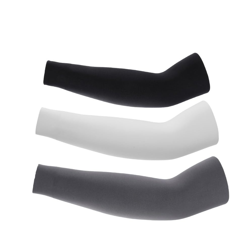 Sport Maniche Braccio Ciclismo Corsa Pesca Arrampicata Manicotti Sole Protezione UV Fresco Copertura Delle Mani Elastici Polsini Estate Uom