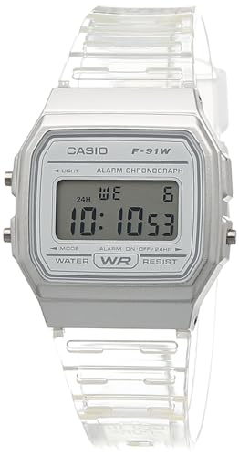 Preisvergleich Produktbild F-91WS-7D Casio Youth Unisex Digital White Casual Quartz Casio