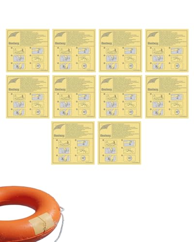 Luxorium 10 Piezas Parches de Reparación Autoadhesivos e Impermeables para Piscina, Colchonetas, Flotadores Fija Pinchazos al Instante, Incluso Bajo el Agua
