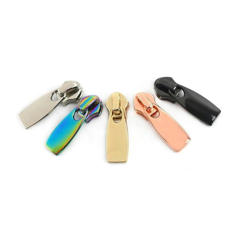 10/20 piezas 5# tirador de cremallera deslizante para cremalleras de nailon bolsa mochila ropa cabeza con cremallera sastrería reparación accesorios de costura DIY-como muestra la imagen-20 piezas