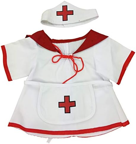 Stuffems Toy Shop Nurse Outfit Fits Most 14" - 18" Build-a-Bear and Make Your Own Stuffed Animals image 3