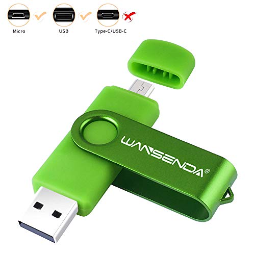 OTG USB Flash Drive WANSENDA 2 in 1 Android External Storage Micro Port