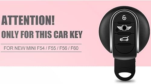 Vista 15 de Funda para llavero con accesorios para Mini Cooper F54 Clubman 55 F56 F57 F60 Countryman hasta 2023 Union Jack en forma de U Oro