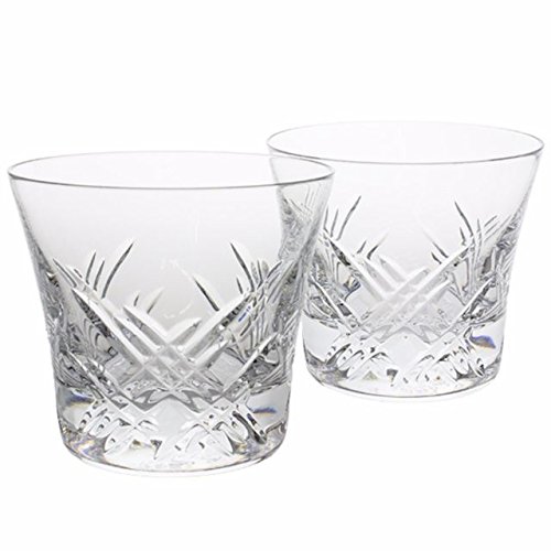 Baccarat Crystal Stella Whiskey Glasses Set of 2 - Two Tumblers, # 3, 2807356, Crystal Old Fashion, STELLA In the sky with diamonds. France