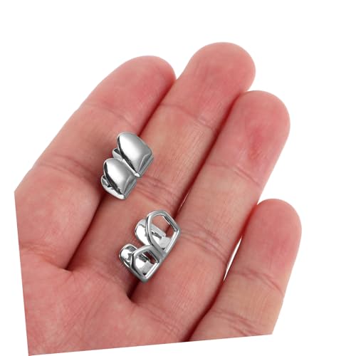 Hip Hop Teeth Grill 1 Par Metal Dental Joyería Copper miniatura 4