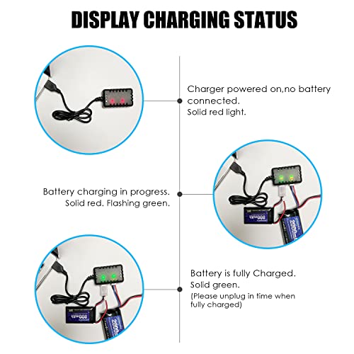 Urgenex 7.4V Lipo Battery 2S 35C 1800Mah Rechargeable Rc Battery Pack With Deans T Plug Campatibal With Most 1/10, 1/16 Scale Rc Cars Trucks And 7.4V 1To2 Usb Lipo Battery Charger #TOP3