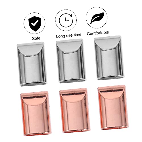 TEHAUX 50 Pçs Clipe De Zíper Decorativo Puxa Acessórios De Latão Acessórios Enfeitados Substituição