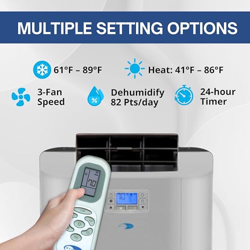 Whynter ARC-122DHP Portable Air Conditioner 12,000 Btu & Portable Heater thumb #4