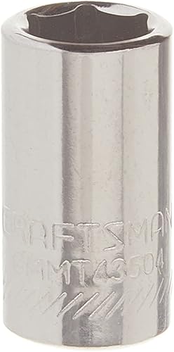 Miniatura 2 de CRAFTSMAN Enchufe poco profundo, métrico, unidad de 14 de pulgada, 0.315in, 6 puntos (CMMT43504)