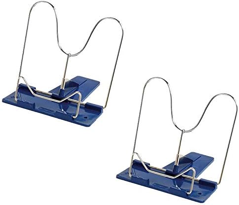 2 Stück Buchständer Metall - Verstellbarer Leseständer Mit 6 Positionen