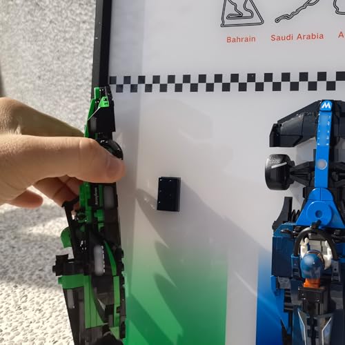 Image of Display Wallboard for LEGO Speed Champions Ultimate Collector's Pack - Contains 10 Sets in 1 66802,77242,77243,77244 F1,Adult Collectibles for Car Wall Mount Building Blocks (Only Display Wallboard)