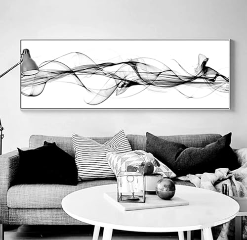 Tableaux sur toile pour salon moderne abstrait géométrique 50x150