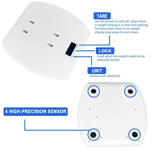 Image of Dr Care Digital Electronic Bron Baby Weighing Scale with Tray for Body Weight, Baby Tray Weighing Machine Upto 100 Kgs