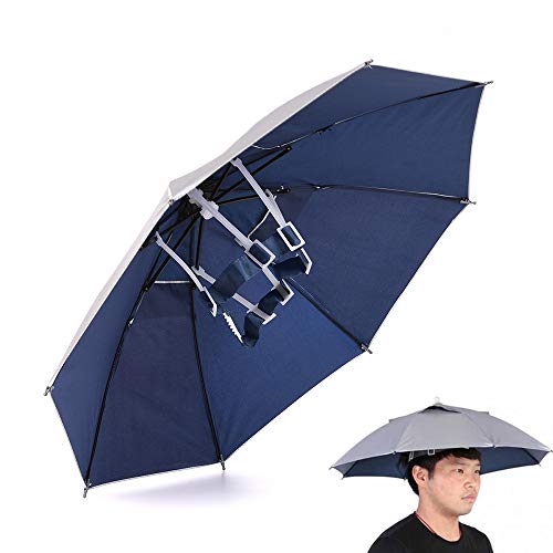 image for MNTT Fishing Umbrella Hat,Outdoor Picnic Sunshade Waterproof Handsfree