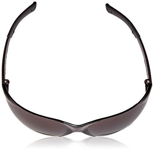 Image of MCR Safety Crews BKH20G BearKat Magnifier Polycarbonate 2.0 Diopter Gray Lens Safety Glasses with Non-Slip Hybrid Black Temple Sleeve (Pack of 2)