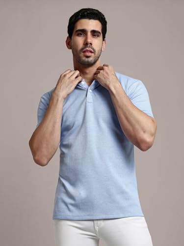 Image of GRECIILOOKS T-Shirt | Regular Fit Polo T-Shirt for Men | Plain T Shirt | Casual T Shirt for Men | Men's T Shirt | Stylish Men's T Shirts | Half Sleeve T Shirt
