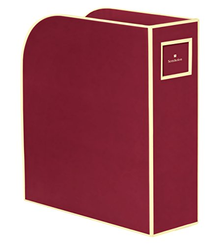 Clasificador Burgundy (A4) de Semikolon, rojo oscuro, archivador de revistas de coleccionistas y documentos, compatible con formatos A4 y carta de Estados Unidos, formato: 10,5 × 26,0 × 31,0 cm