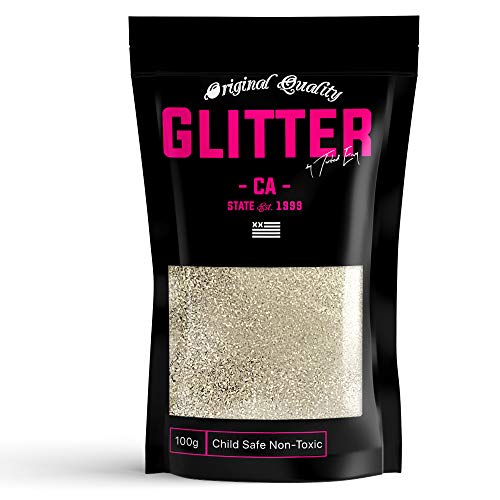 Matt Gold Premium Glitter Multi Purpose Dust Powder 100g / 3.5oz for use with Arts & Crafts Wine Glass Decoration Weddings Cards Flowers Cosmetic Face Body (Packaging May Vary)