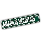Washington Mountains Pick Your Mountain Compatible/Replacement for Amabilis Mountain United States Mountain Aluminum Metal Tin Street Sign Style Home Decor For Man Cave Poker Tavern Game Room