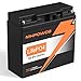 MHPOWOS 12V 20Ah Lithium LiFePO4 Battery, 3000+ Deep Cycle Rechargeable Lithium Iron Phosphate Battery for Solar, Fish Finder, Marine, Outdoor Camping, Off-Grid Applications with 20A BMS