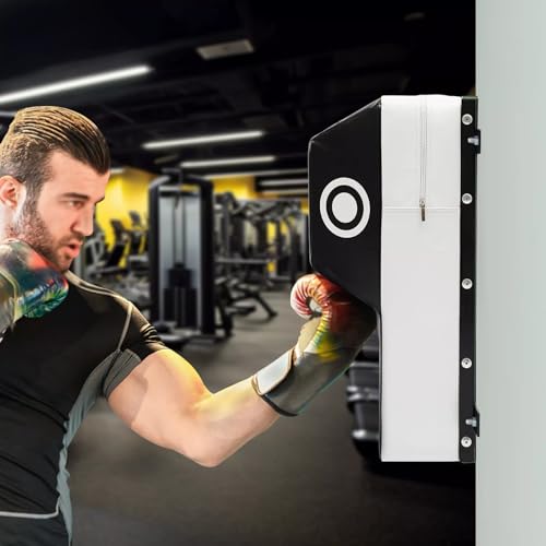 Fitness Wall Mount Uppercut Boxing Exercise Heavy Bag Square Boxing MMA Sport Training Punching Target, for Bedroom, Study, Living Room, Gym, Etc