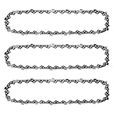 8 Inch Pole Saw Chain Replacement for Sun Joe Models SWJ800E,SWJ806E,SWJ802E,SWJ801E, 8" Chainsaw Chain,33 Drive Links 0.050" Gauge 3/8" LP Pitch (3 Pack)