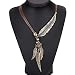 Wcysin Brown Women Girls Antique Vintage Time Necklace Sweater Chain Pendant Jewelry