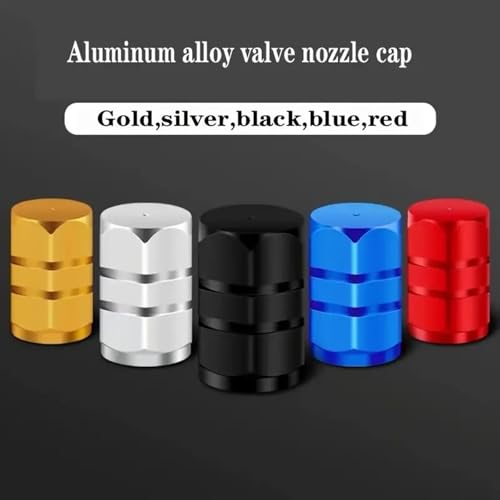 4 Und. Tapones de Válvula de Neumático Coloridos para Bicicleta miniatura 3