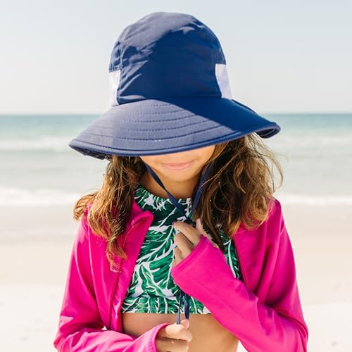 SwimZip Kids UPF 50+ Sun Protection Sun Hat with Wide Brim Front & Ear/Neck Flap4