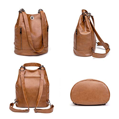 BUKESIYI Donna Borsa Zaino Ecopelle Zainetto Borse...