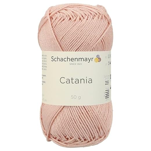 Schachenmayr Catania, 50G rose gold Hilos Para Tejer A Mano