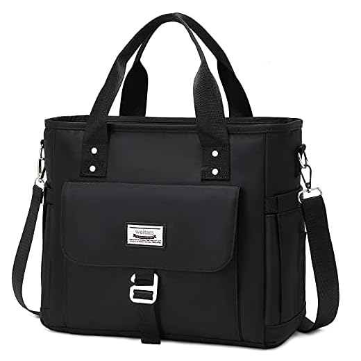 Weitars Insulated Lunch Bag for Men Women,Leak Proof Lunch Box for Work,Extra Large Lunch Tote Bag With Removable Shoulder Strap with Side Pockets,Reusable Lunch Cooler Purse For Picnic Hiking