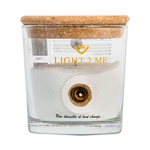 Bougie en poudre romantique Nuit dorée pour une ambiance feutrée indoor