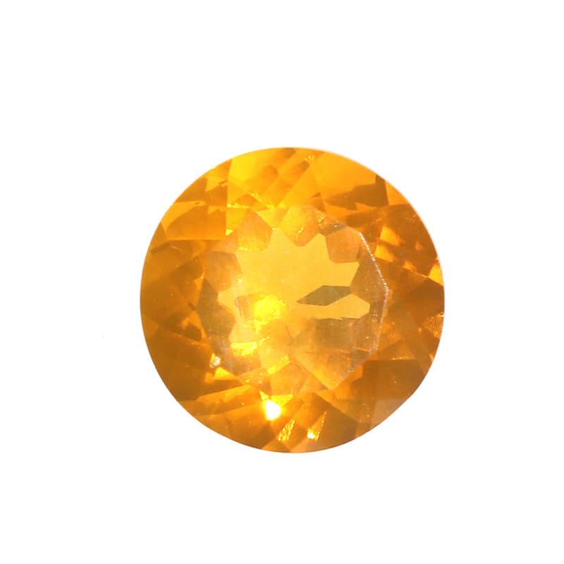 Opale à facettes naturelle mexicaine ronde 8,8 mm 1,9 cts pour bijoutier