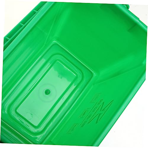 Caneca de Basura Cuadrada de Plástico 10L con Tapa y Asa miniatura 3
