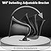 Pyramid Outdoor Trumpet Car Horn Speaker - 5” Pa Horn Speaker w/ 8 Ohms Impedance, 15 Watt Power, Adjustable Bracket, 10' Pre-Wired Cord, 3.5mm Mono - Pa Speaker for Cb Radio Car Siren System-PS5