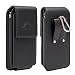 Hwin Phone Holster, Vertical High Grade Smooth PU Leather Holster Belt Clip Pouch Carrying Case with Card Slots for iPhone Xs Max XS 8 7 Plus Galaxy Note 9 8 5 S9/S8 Plus LG V30/G6+Free Keychain-5.5"