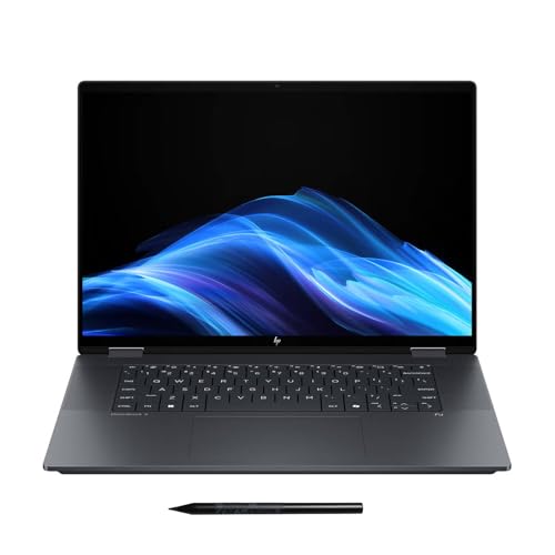 Image of Mavark HP OmniBook X Flip Copilot+ PC 16 inch 3K OLED Touch Laptop Intel Core Ultra 9 Super-Fast Gen 5 SSD Active Pen 2 Years CPS Warranty Win 11 Pro (2TB GEN 5 SSD|32GB RAM)