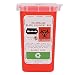 Quart Top Sharps Container, Disposal Disposal Blade Container Hair Salon Disposal Collect Box[Red]
