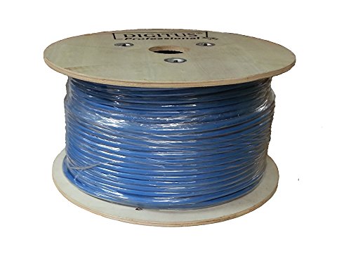 Sunnytech CAT7 AWG23 1200MHz 500ft S-FTP Twisted Pair, 10GBase-T Data, Solid Installation Cable, Bulk Pack(w/20 Pack cat7 Plug Free)