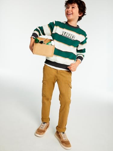 Mayoral Slim Cargo Pants for Boys Camel4