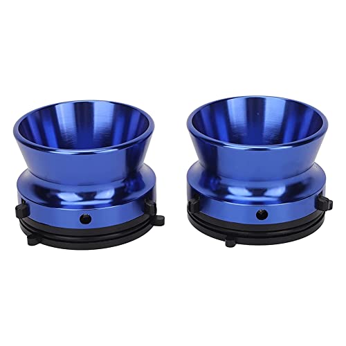 Goufride 1 par de adaptadores de buje, adaptador de buje de cinta de carrete a carrete, adaptador de buje de aluminio de 10 pulgadas para Studer, carrete universal