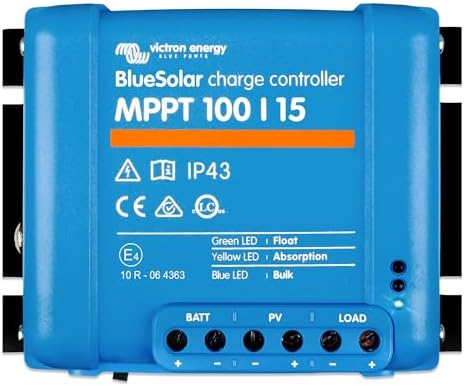 Victron Energy BlueSolar MPPT Solar Charge Controller 100V, 15A, 12/24V